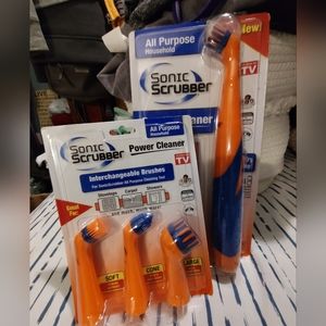 NEW!! AS SEEN ON TV SONIC SCRUBBER SET